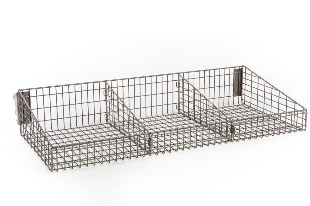 Wire Basket With Dividers